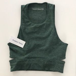 NWT OV Back Cutout Sports Bra | Size XS